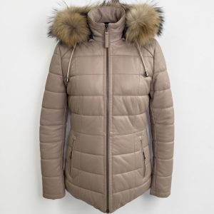Chaqueta acolchada de piel BEAR BEAR, foto 1