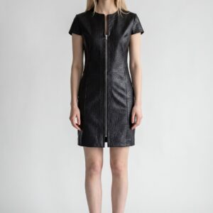Vestido cuero abierto con cremallera NAGOYA, foto 1